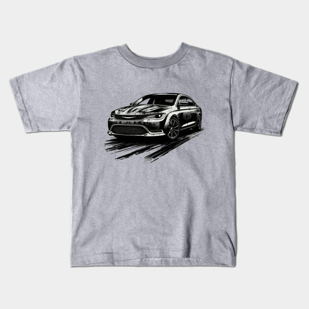 Chrysler 200 Kids T-Shirt by Vehicles-Art